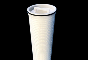 High-flow water filter cartridge