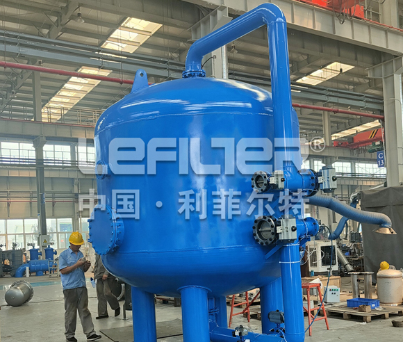 Shallow sand filter shallow media sand filter 