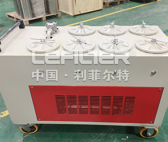 Mobile hydraulic oil filter machine unit