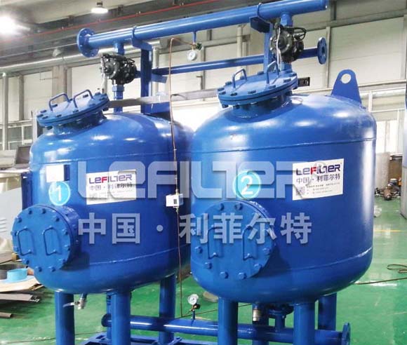 Shallow sand filter shallow media sand filter 