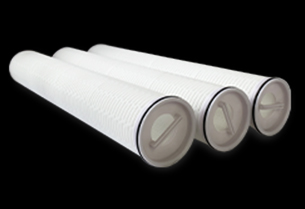 High-flow water filter cartridge