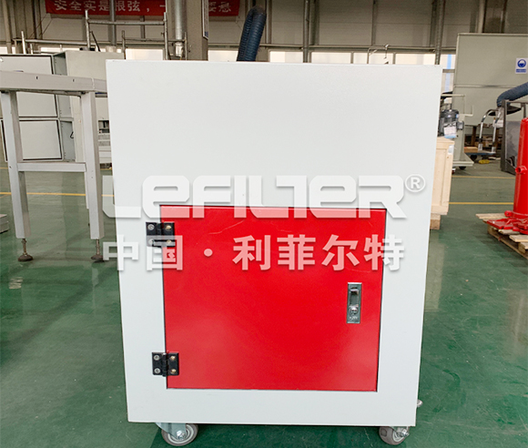 Mobile hydraulic oil filter machine unit