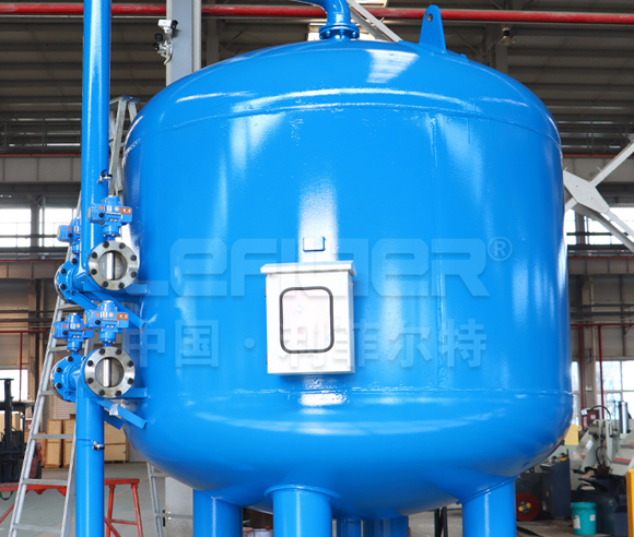 Shallow sand filter sand filtration