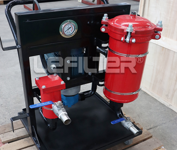 Turbine oil purifier unit