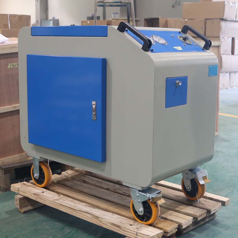 Portable hydraulic oil transfer unit