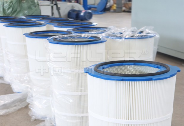 dust recycling filter cartridge