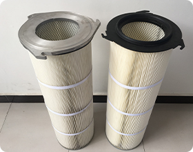 Oval Cartridge pleated air Filter