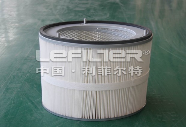 Pleated cartridge air filter