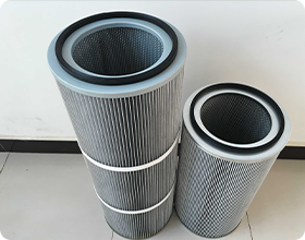 Industrial polyester air cartridge filter