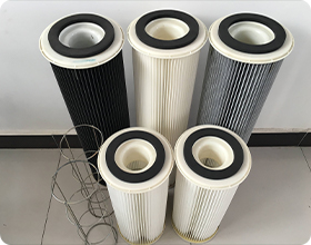 Industrial polyester air cartridge filter