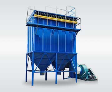 Long bag off-line pulse dust collector